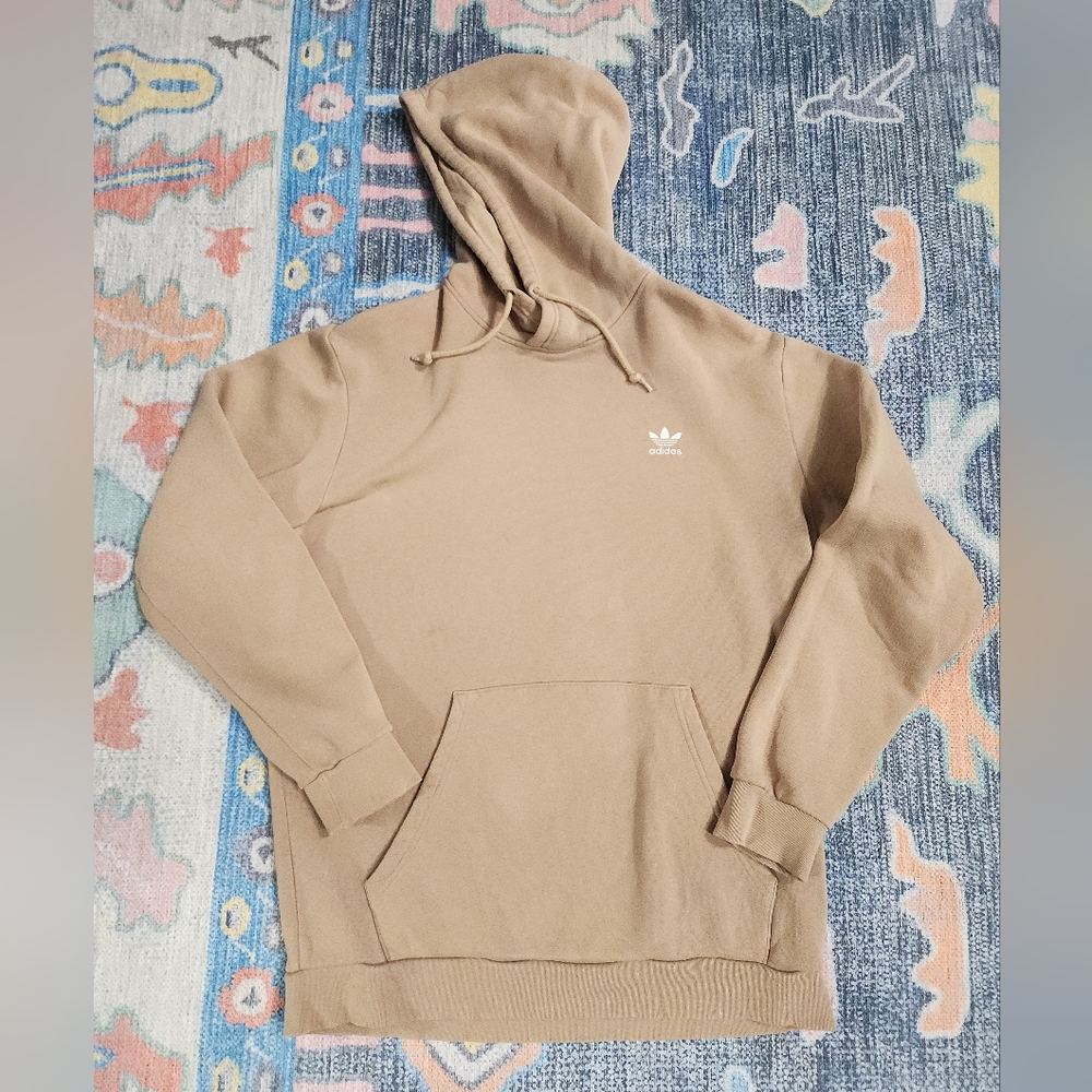 Adidas prime green tan hoodie size large